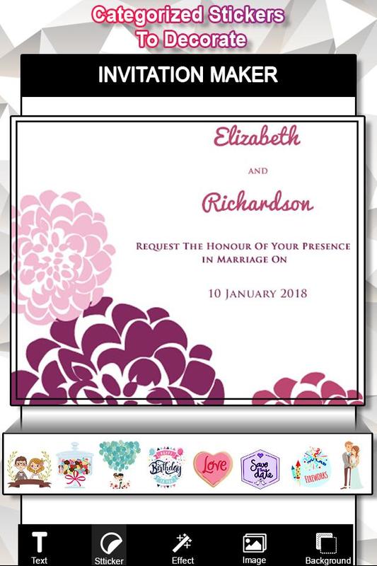 ... Invitation Card Maker : Flyer Creator screenshot 1 ...