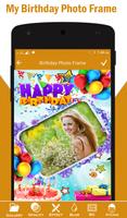 Happy Birthday Card Photo Frame ảnh chụp màn hình 1