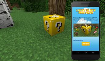 Lucky Block Mod for MCPE पोस्टर