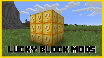 Lucky Block mod for MCPE poster