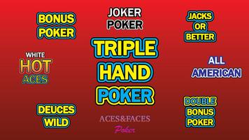 Triple Play Video Poker Ekran Görüntüsü 1