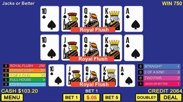 Triple Play Video Poker اسکرین شاٹ 3