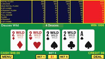 Deuces Wild Poker and Keno स्क्रीनशॉट 1