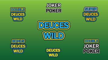 Deuces Wild Poker OFFLINE FREE screenshot 1