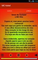 Amor de Verdade - MC Kekel e MC Rita (Musica) capture d'écran 3