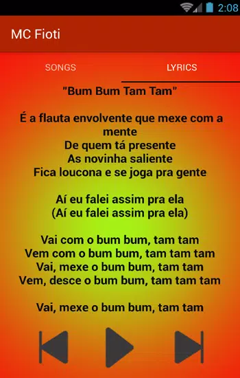 Top MP3 - Para Fan Mc Fioti - Bum Bum Tam Tam APK for Android Download