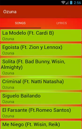 Descarga de APK de Solita - Ozuna (Ft.Bad Bunny,Wisin,Almighty) para Android