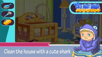 Cute Baby Shark House Cleaning скриншот 1