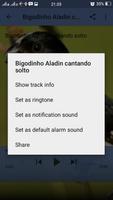 Bigodinho Aladin cantando solto Ekran Görüntüsü 3