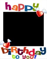 برنامه‌نما Free Happy Birthday Poto Frame عکس از صفحه