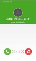 Justin Bieber Fake Call capture d'écran 2