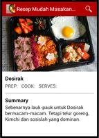 Resep Mudah Masakan Korea capture d'écran 3