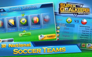 Super Goalkeeper - Soccer Cup syot layar 2