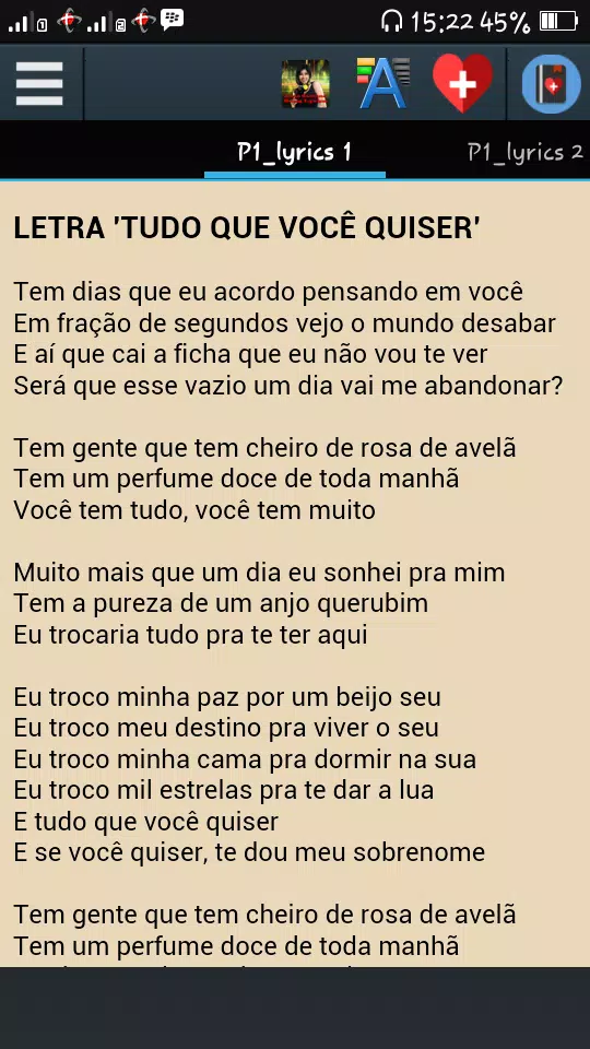 Letra da musica