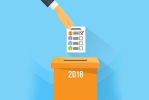 Lugar de votación 2018 Colombia ポスター