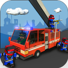 Icona firefighter simulator - giochi di salvataggio 3d