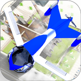 Flying Robot de coches transformador guerra 3d icono