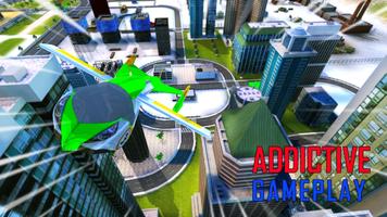 Flying Robot de coches transformador guerra 3d Poster