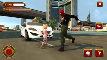 Spider Real Flying Rescue Mission - Superhero Game capture d'écran 3