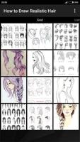 How to Draw Realistic Hair poster
