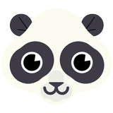 Cute Panda Emoji Autocollants icône