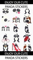Cute Panda Emoji Autocollants capture d'écran 2