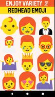 Redhead Emoji Stickers syot layar 1