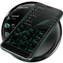 Dialer MetalGate Green theme APK