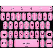 Keyboard Theme Glitter R Pink