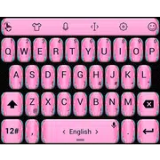 キーボードのテーマ PinkRGlit