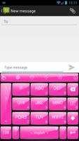 Keyboard Theme Gloss Pink capture d'écran 3