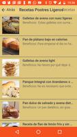 Recetas de postres ligeras screenshot 1