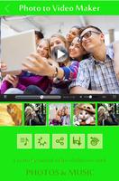 Photo Video Maker with Music پوسٹر