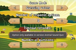 Animal Sound Quiz Free capture d'écran 1