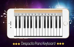 Luis Fonsii Despacito Piano Keyboard Affiche