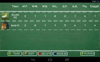 Soccer Team Manager HD screenshot 1