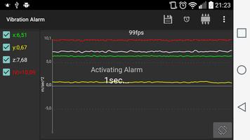 Monitoring Drgań (Alarm) screenshot 1