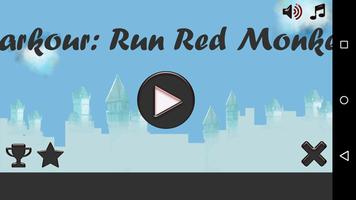 Parkour: Run Red Monkey Affiche