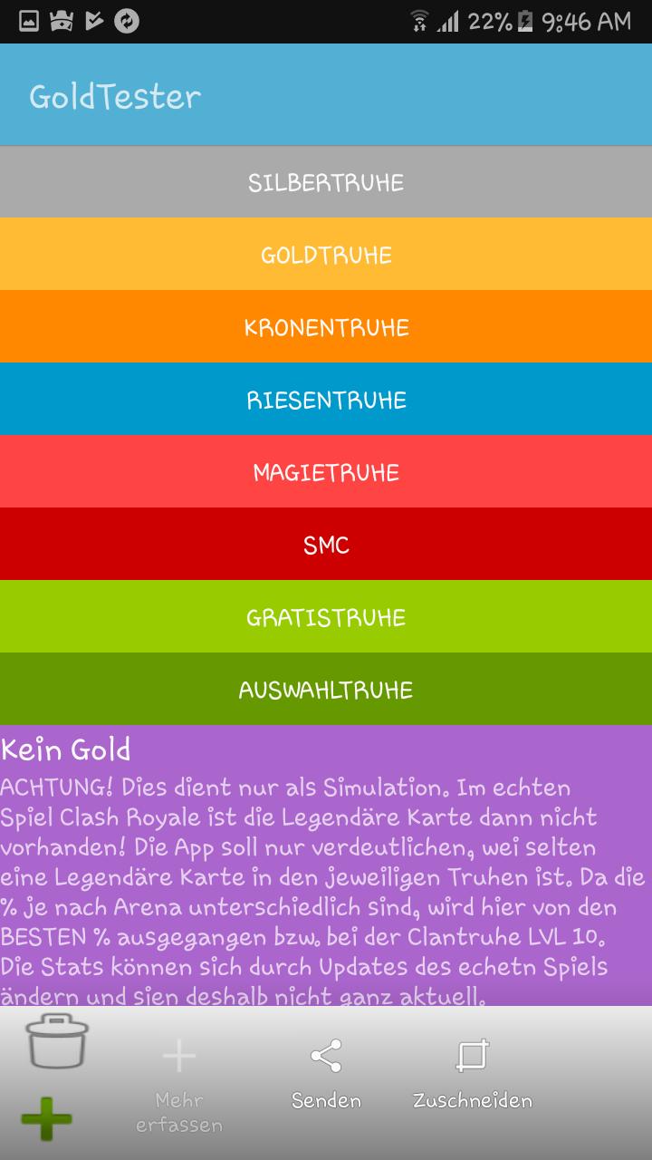 Chest Gold Test For Clash Royale Wie Viel Gold For Android Apk Download