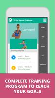 Squat Challenge 30 Day Workout Cartaz