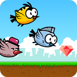 Flapping Floppy Birds: Gems icon