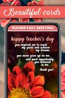 Teacher Day Greeting Cards Affiche