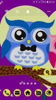 Cute Owl Theme capture d'écran 2