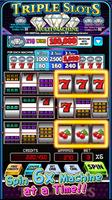 Triple Slots -Multi 6x Machine Affiche
