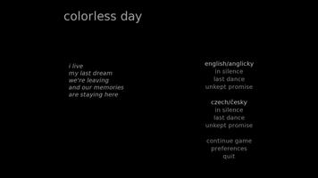 colorless day 포스터