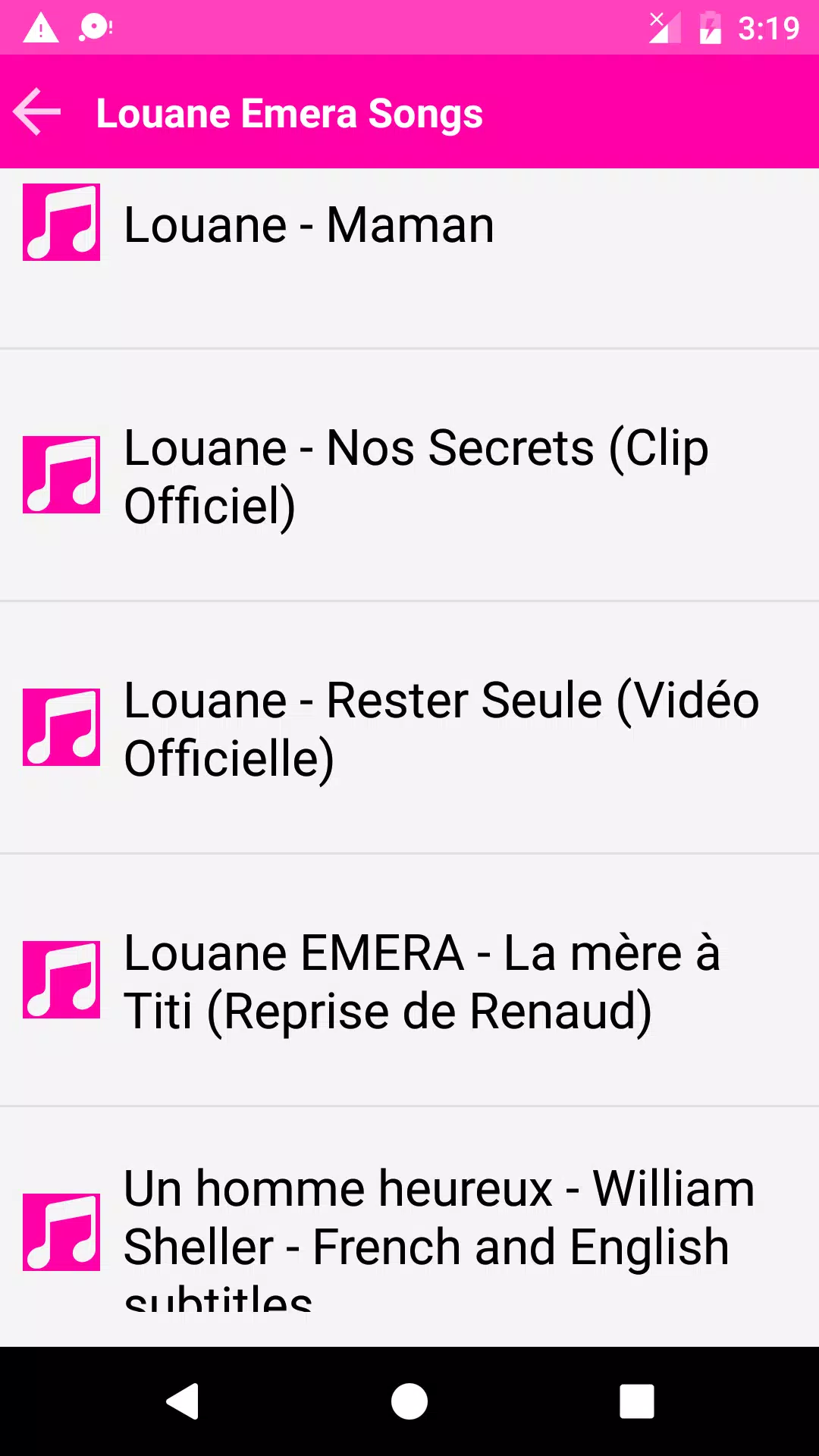 Louane emera songs lyrics APK for Android Download