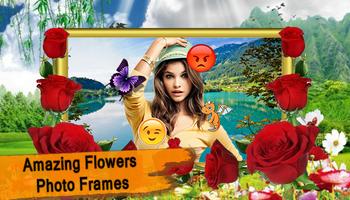 RED Roses Flower Photo Frames 2018 โปสเตอร์