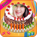 Naam Foto op Verjaardag Cake -Liefde frames Editor-APK