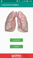 Lung Cancer Staging Affiche