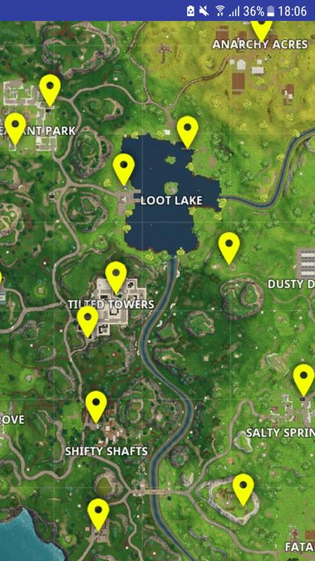 fortnite vending machine locations map poster fortnite vending machine locations map screenshot 1 - map of vending machines in fortnite